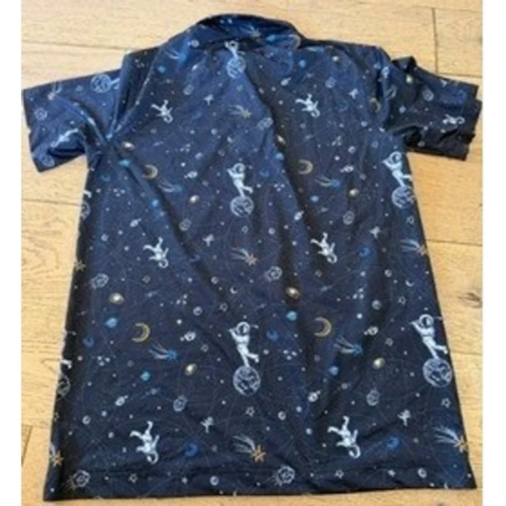 Waggle Mission Albatross Space Astronaut Polo MEDIUM Stretch Performance (1744) - Picture 4 of 7